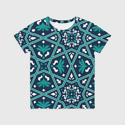 Футболка детская Геометрический узор арабеска, цвет: 3D-принт