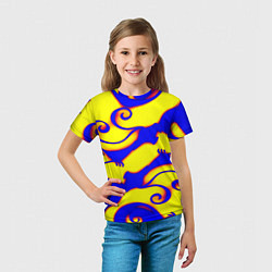 Футболка детская Аниме драконы неон, цвет: 3D-принт — фото 2