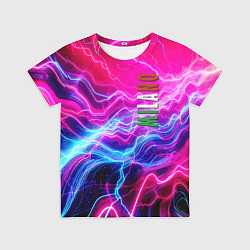 Футболка детская Milano - neon abstraction, цвет: 3D-принт