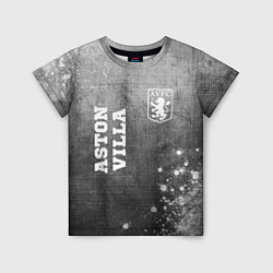 Футболка детская Aston Villa - grey gradient вертикально, цвет: 3D-принт