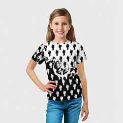 Футболка детская Quake pattern men, цвет: 3D-принт — фото 2