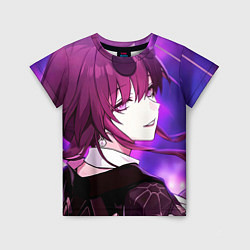 Футболка детская Honkai Star Rail Kafka violet light, цвет: 3D-принт
