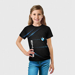 Футболка детская BMW metal steel, цвет: 3D-принт — фото 2