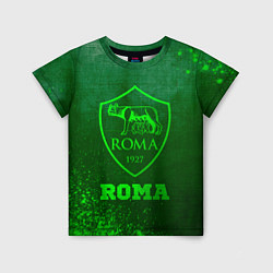 Футболка детская Roma - green gradient, цвет: 3D-принт