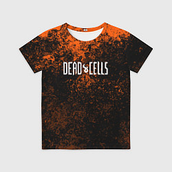 Футболка детская Dead Cells брызги красок текстура, цвет: 3D-принт