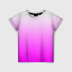 Футболка детская Gradient color pink, цвет: 3D-принт