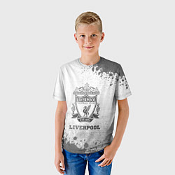 Футболка детская Liverpool - white gradient, цвет: 3D-принт — фото 2