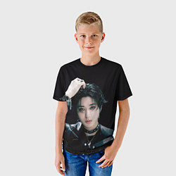 Футболка детская Stray Kids Han Giant concept, цвет: 3D-принт — фото 2
