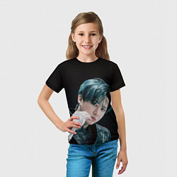 Футболка детская Stray Kids Changbin Giant concept, цвет: 3D-принт — фото 2