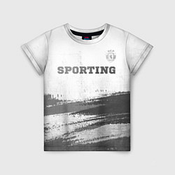 Футболка детская Sporting - white gradient посередине, цвет: 3D-принт