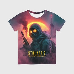Футболка детская Stalker 2 радиоактивный фон, цвет: 3D-принт