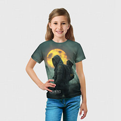 Футболка детская Stalker город в тумане, цвет: 3D-принт — фото 2