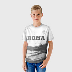 Футболка детская Roma - white gradient посередине, цвет: 3D-принт — фото 2