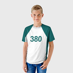 Футболка детская Игра в кальмара 380, цвет: 3D-принт — фото 2