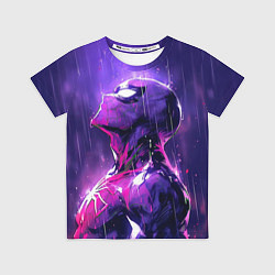 Футболка детская Spider-man - Neon rain, цвет: 3D-принт