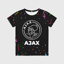 Футболка детская Ajax конфети, цвет: 3D-принт