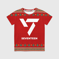 Футболка детская Seventeen new year, цвет: 3D-принт