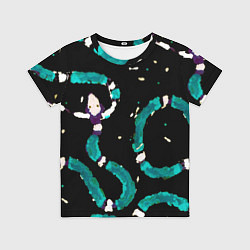 Футболка детская Змейки на охоте, цвет: 3D-принт