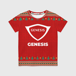 Футболка детская Genesis new year, цвет: 3D-принт