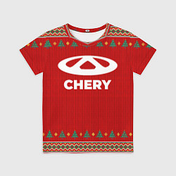 Футболка детская Chery new year, цвет: 3D-принт