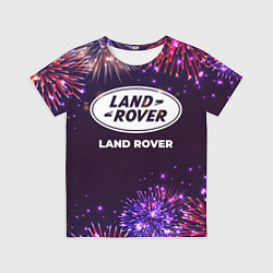 Футболка детская Праздничный Land Rover, цвет: 3D-принт