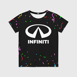Футболка детская Infiniti конфети, цвет: 3D-принт
