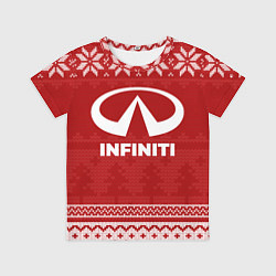 Футболка детская Новогодний Infiniti, цвет: 3D-принт