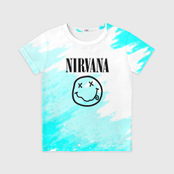 Футболка детская Nirvana rock music color, цвет: 3D-принт