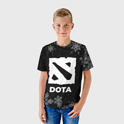 Футболка детская Снежный Dota, цвет: 3D-принт — фото 2