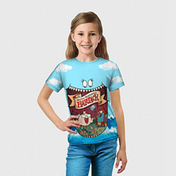 Футболка детская The marvelous misadventures of Flapjack, цвет: 3D-принт — фото 2