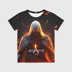 Футболка детская Assassins Creed fire, цвет: 3D-принт