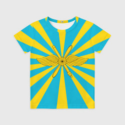 Футболка детская Воздушно-космические силы, цвет: 3D-принт