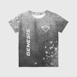 Футболка детская Genesis - grey gradient вертикально, цвет: 3D-принт