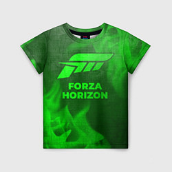 Футболка детская Forza Horizon - green gradient, цвет: 3D-принт