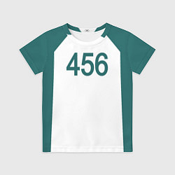 Футболка детская Форма номер 456, цвет: 3D-принт