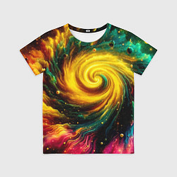 Футболка детская Neon space - ai art fantasy, цвет: 3D-принт