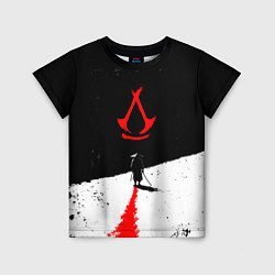 Футболка детская Assassins creed shadows - самурай, цвет: 3D-принт