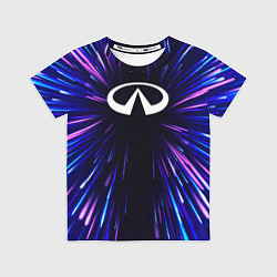 Футболка детская Infiniti neon energy, цвет: 3D-принт