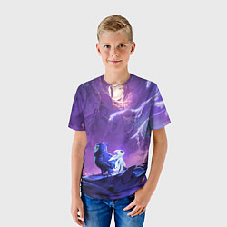 Футболка детская Ori and the Will of the Wisps, цвет: 3D-принт — фото 2
