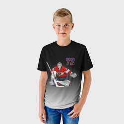 Футболка детская Sergey Bobrovsky is goalkeeper of the Florida Pant, цвет: 3D-принт — фото 2