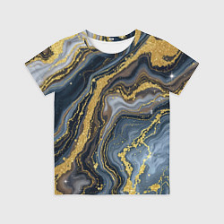 Футболка детская Золотые диагонали, цвет: 3D-принт