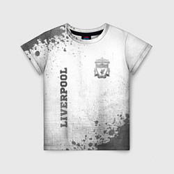 Футболка детская Liverpool - white gradient вертикально, цвет: 3D-принт
