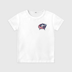 Футболка детская Columbus blue jackets - Sergey Bobrovsky, цвет: 3D-принт