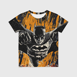 Футболка детская Бэтмен супергерой, цвет: 3D-принт