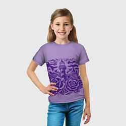 Футболка детская Маяк с розами и корабли, цвет: 3D-принт — фото 2