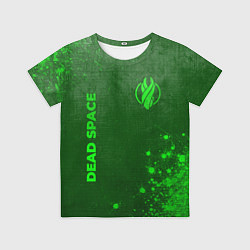 Футболка детская Dead Space - green gradient вертикально, цвет: 3D-принт