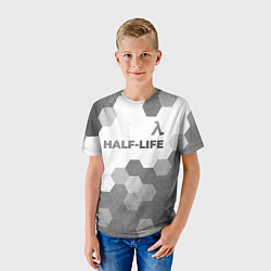 Футболка детская Half-Life - white gradient посередине, цвет: 3D-принт — фото 2