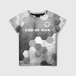 Футболка детская God of War - grey gradient посередине, цвет: 3D-принт