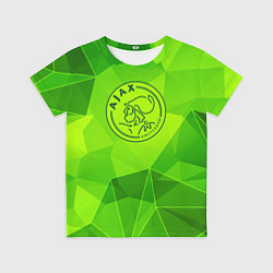 Футболка детская Ajax green poly, цвет: 3D-принт