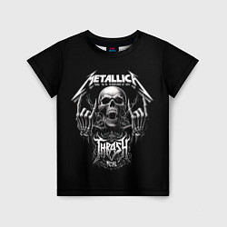 Футболка детская Thrash metal - Metallica group, цвет: 3D-принт